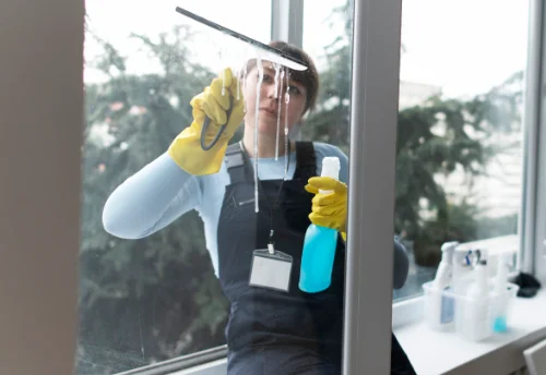Nettoyage de vitres intérieures et extérieures au Juch